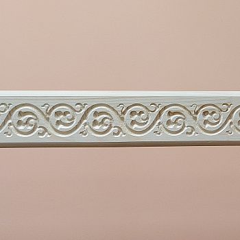 Наличник резной "Завитки круглые" nal-3 14,5x80x2200 Хвоя 
