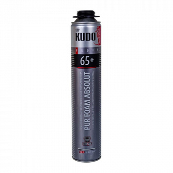   Пена монтажная "PROFF 65+" ПРОФИ 1000 МЛ/930 Г ЗИМНЯЯ (ARKTIKA-18C) (12) "KUDO"