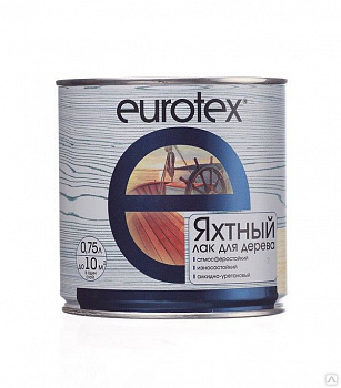 ЛАК ЯХТНЫЙ ЕВРОТЕКС ГЛЯНЦЕВЫЙ 0,75 Л (6) "РОГНЕДА" 